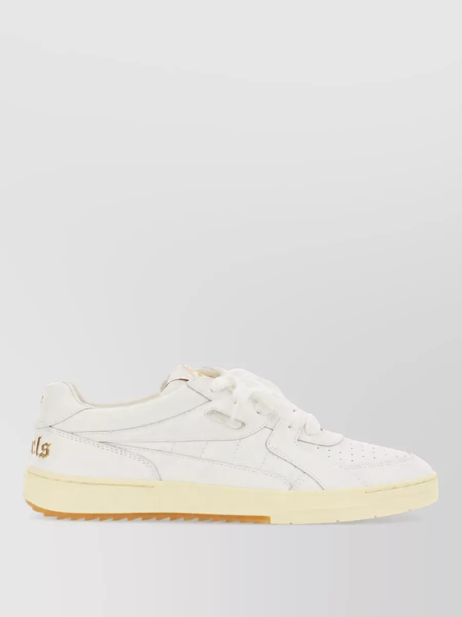 Palm Angels Leather Lace-Up Sneakers