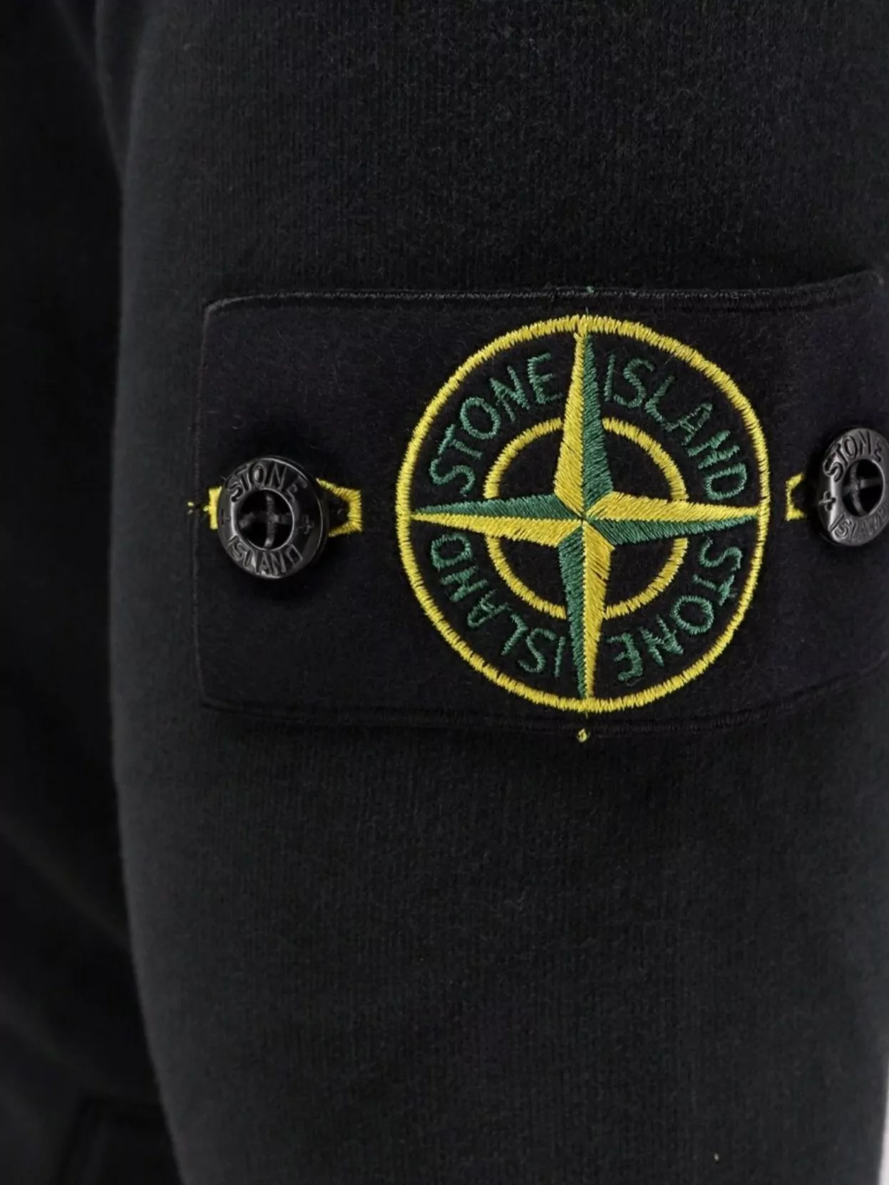 Stone Island Organic Cotton Hooded Sweatshirt