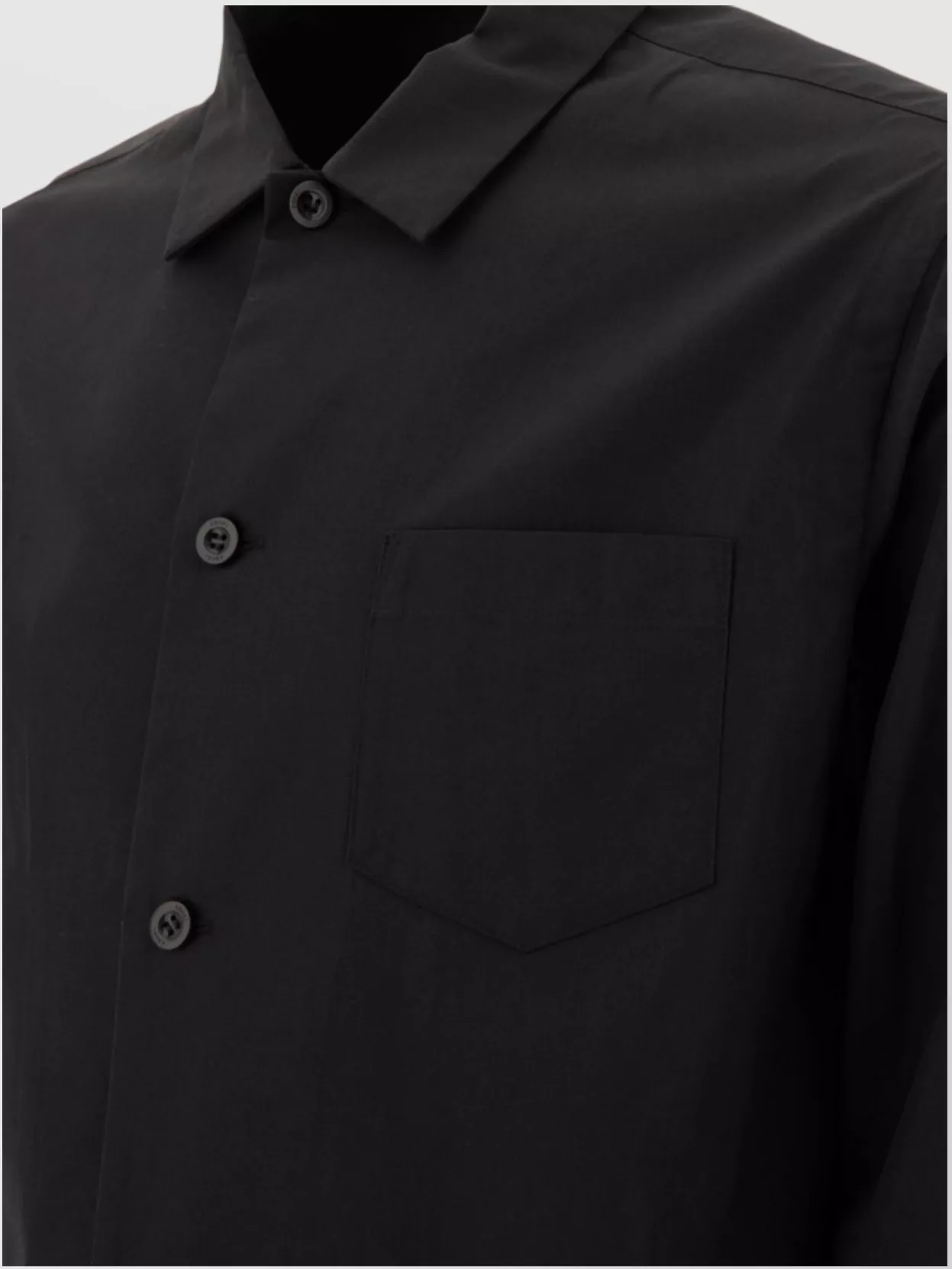 Sacai Shirt With Chest Pocket And Pleated Back