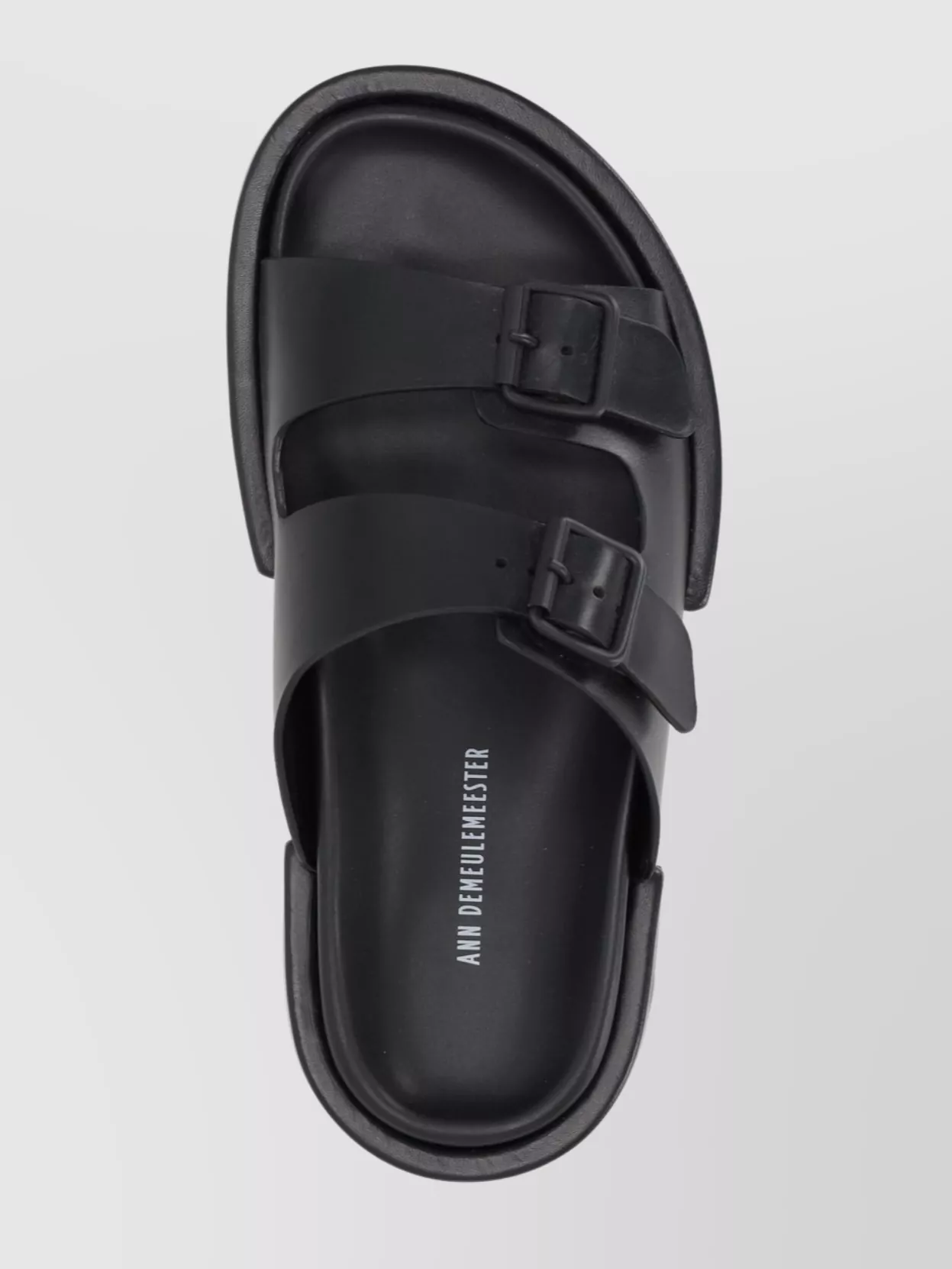Ann Demeulemeester Henri Block Double Buckle Strapped Sandals