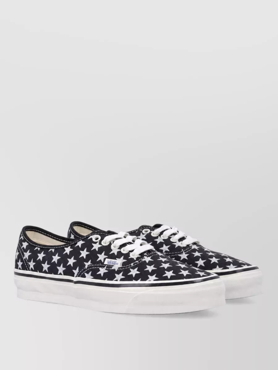 Vans star-print canvas lace-up sneakers