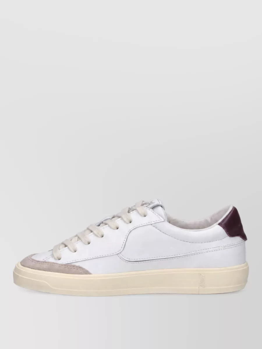 Autry Leather Low-Top Lace-Up Sneakers