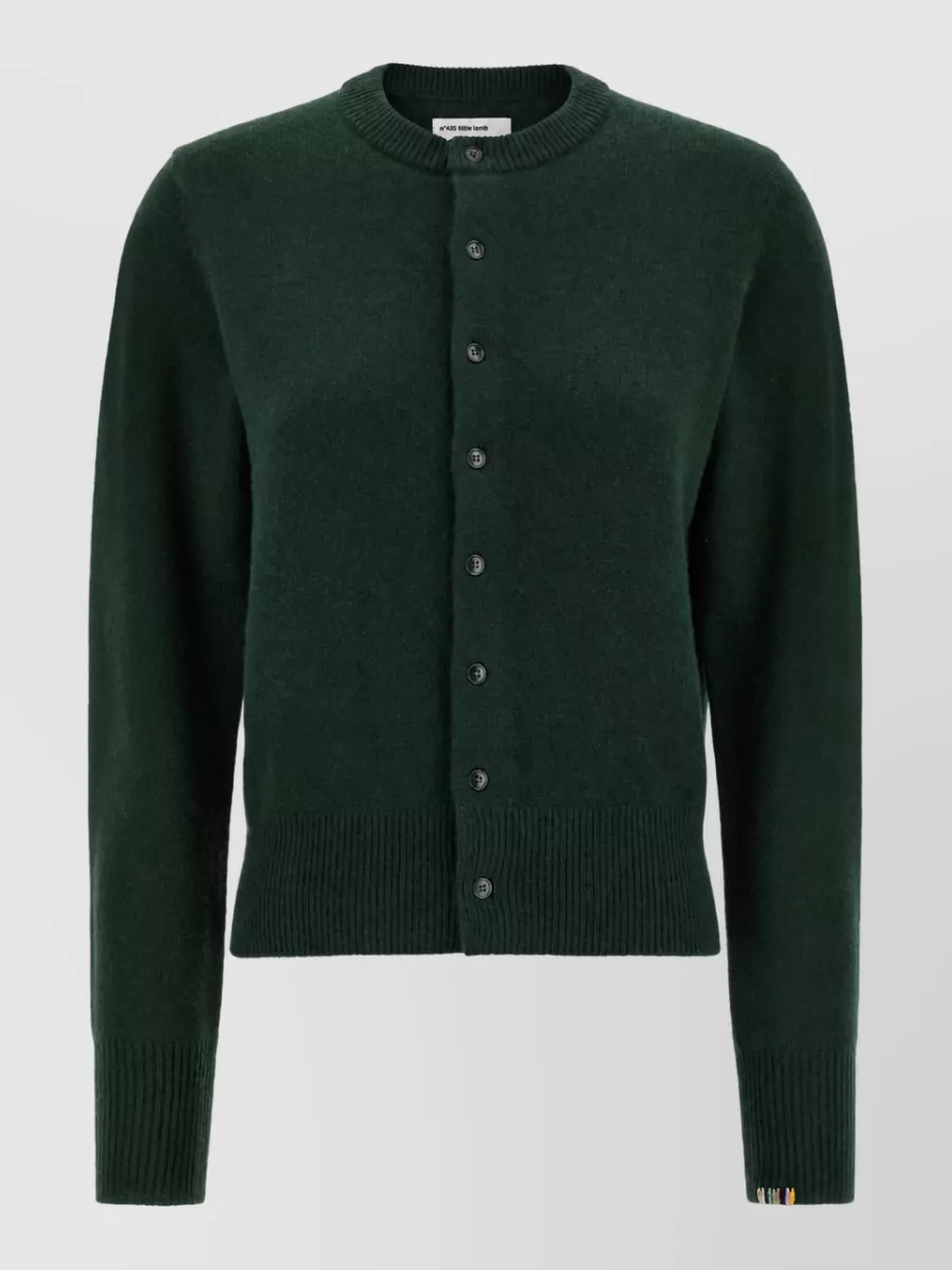 Extreme Cashmere cashmere ribbed crewneck cardigan