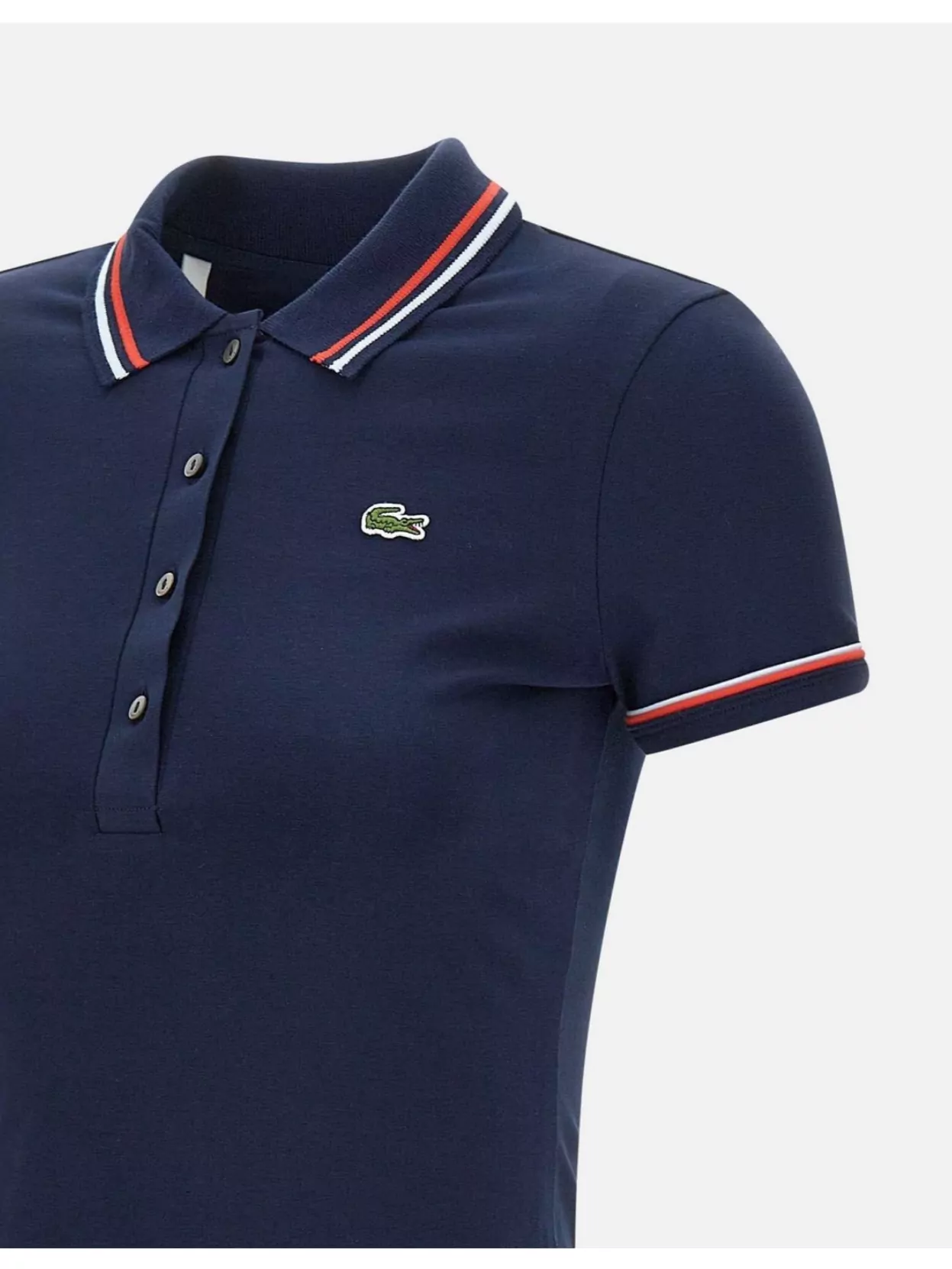 Shop Lacoste Women's Slim Fit Polo Logo