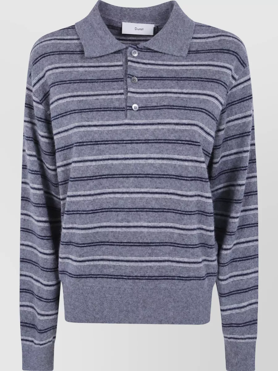 Dunst striped collared jumper
