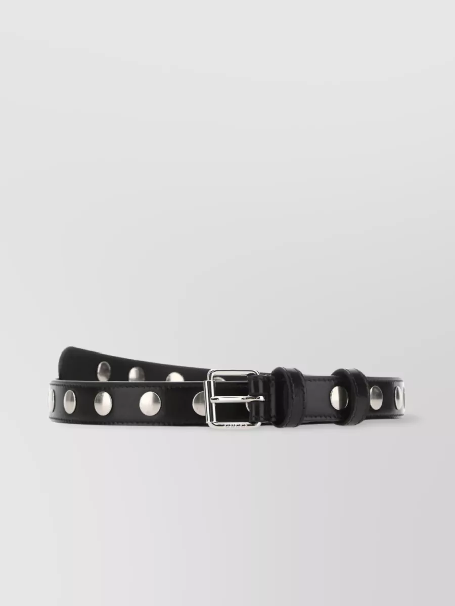 Shop Gucci Adjustable Leather Belt With Silver Buckle In Black