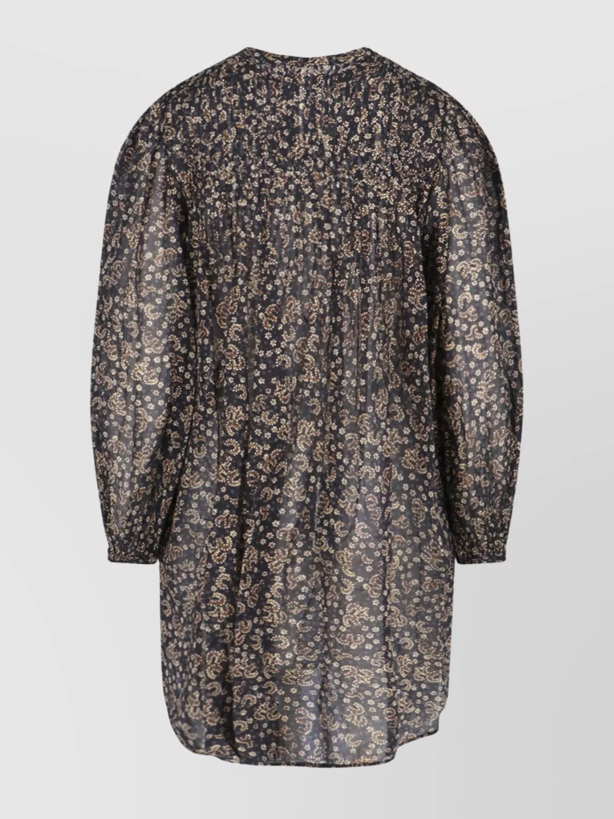 Isabel Marant Etoile Dress Floral Pattern Gathered Waist