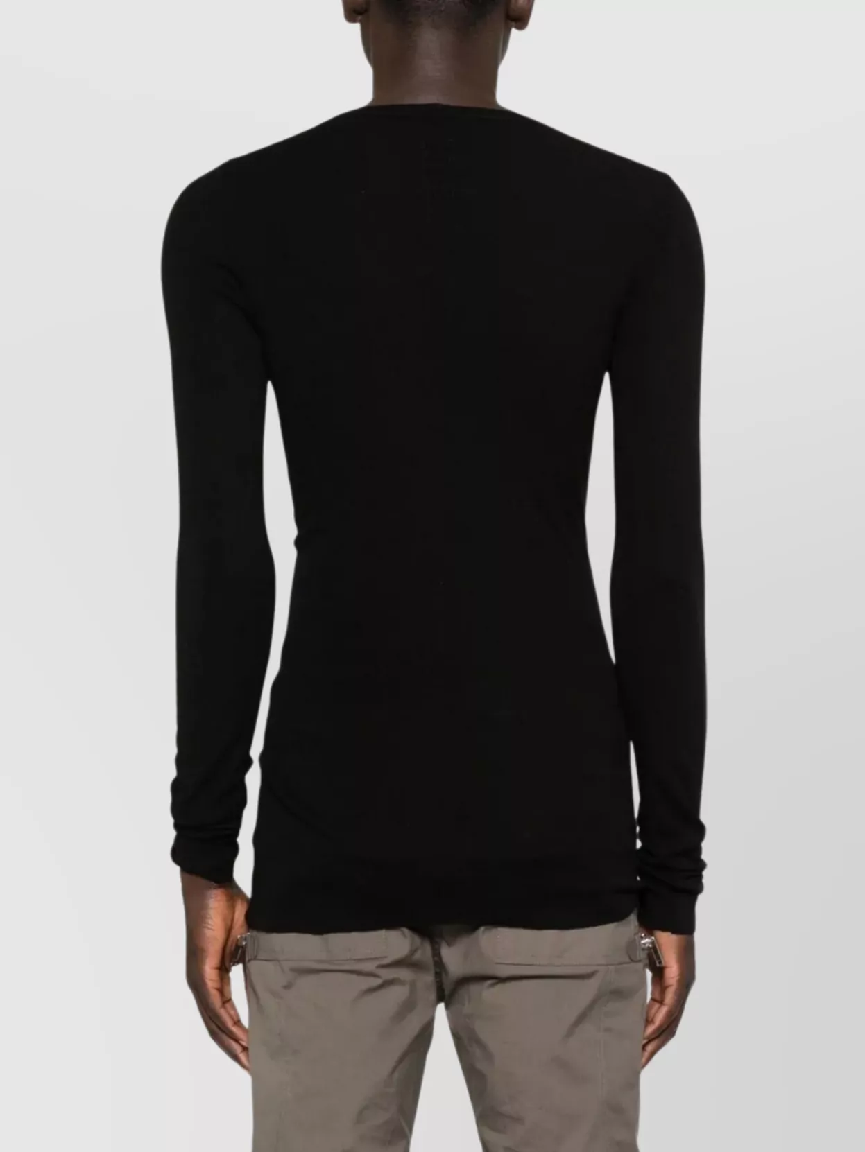 Rick Owens Long Sleeve Round Neck T-Shirt