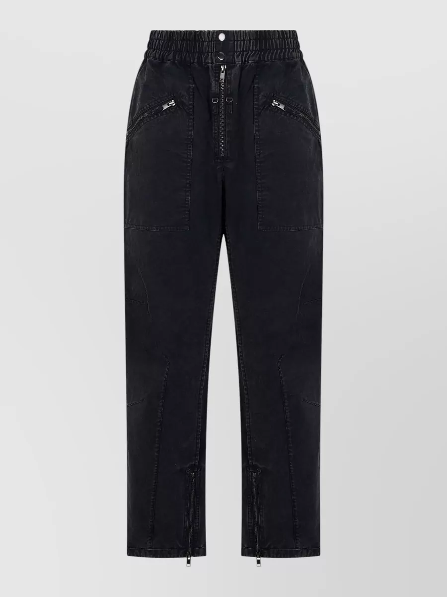 Isabel Marant cotton regular-fit straight-leg trousers