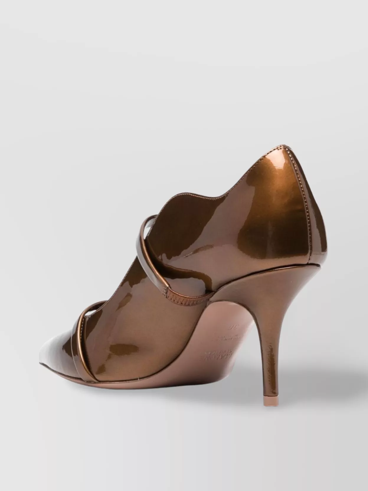 Malone Souliers Maureen Metallic Patent Leather Pumps