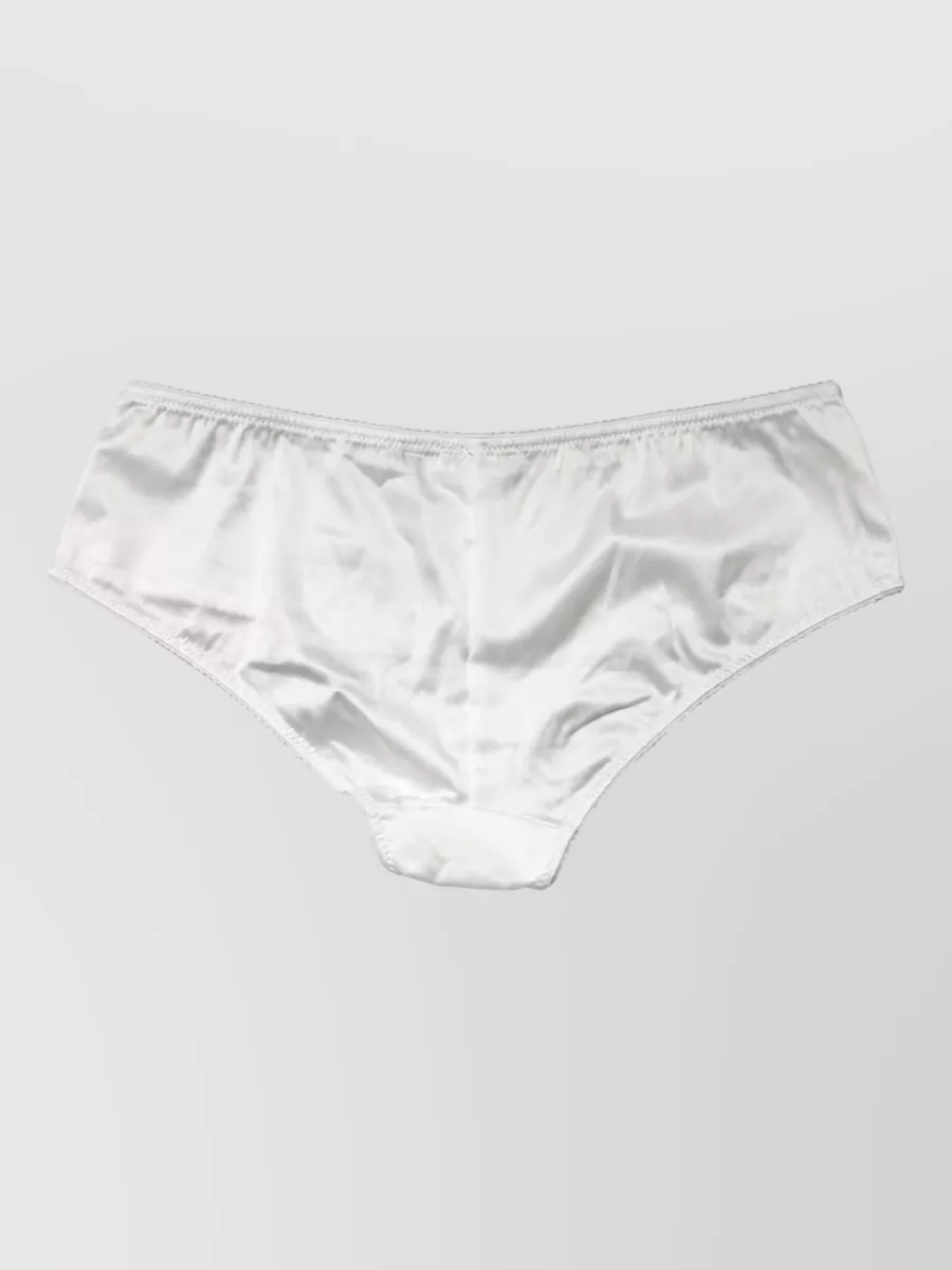 Dolce&Gabbana Silk Stretch Mid Waist Briefs