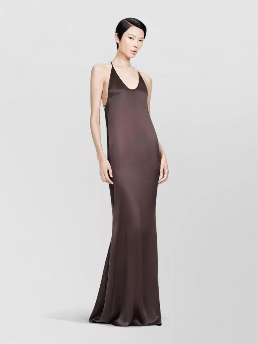 Tom Ford silk satin halterneck maxi dress