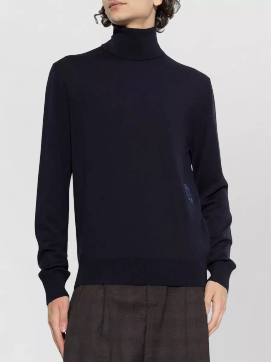 Dolce&Gabbana Virgin Wool Fine-Knit Turtleneck Sweater