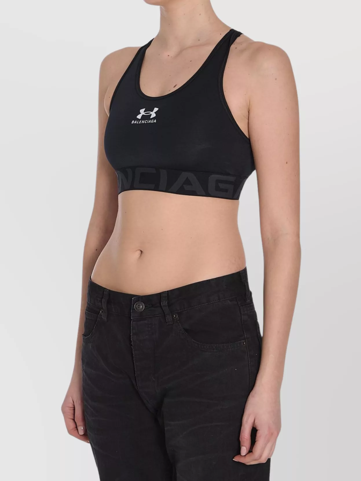 Balenciaga Collaboration Racerback Sleeveless Top
