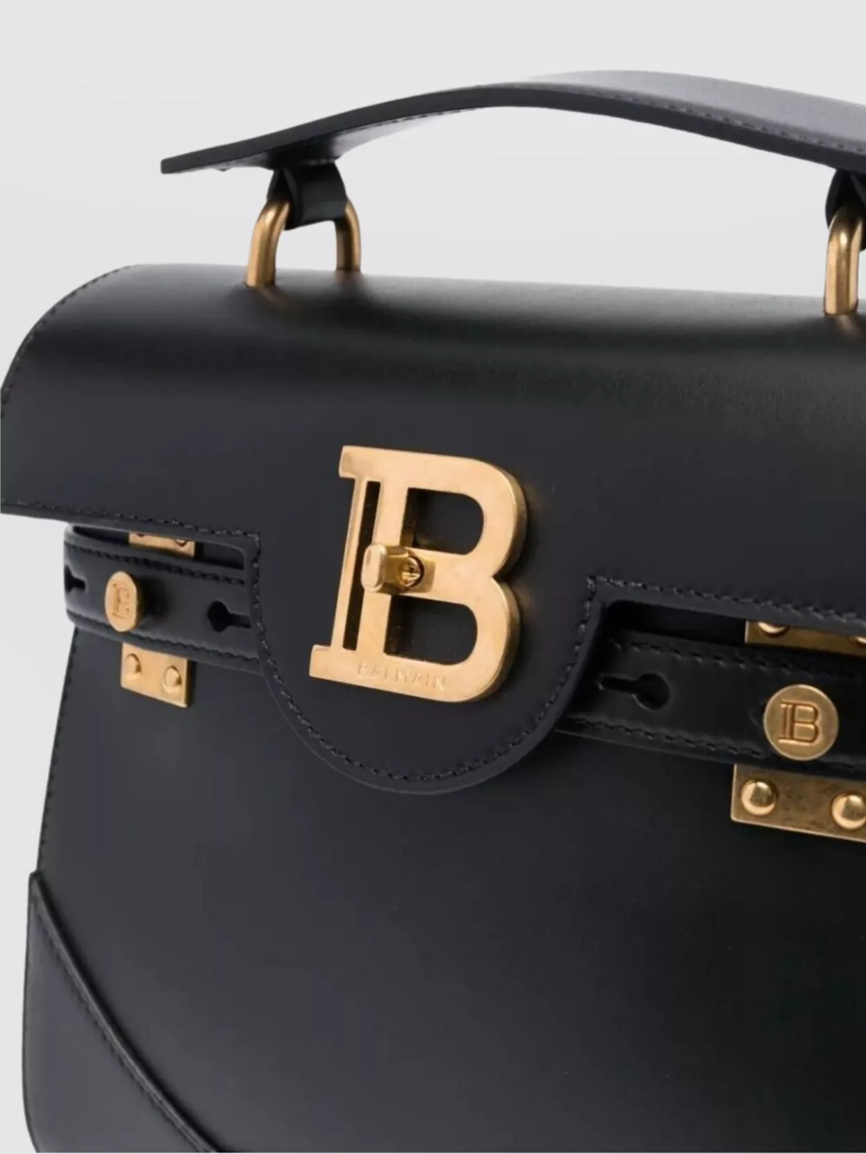 Balmain Adjustable Strap Top Handle Bag