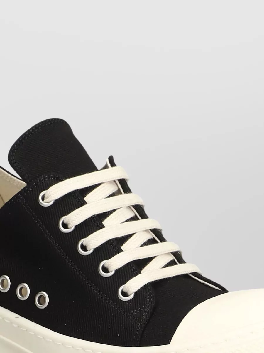 Rick Owens Drkshdw Denim Low-Top Lace-Up Sneakers