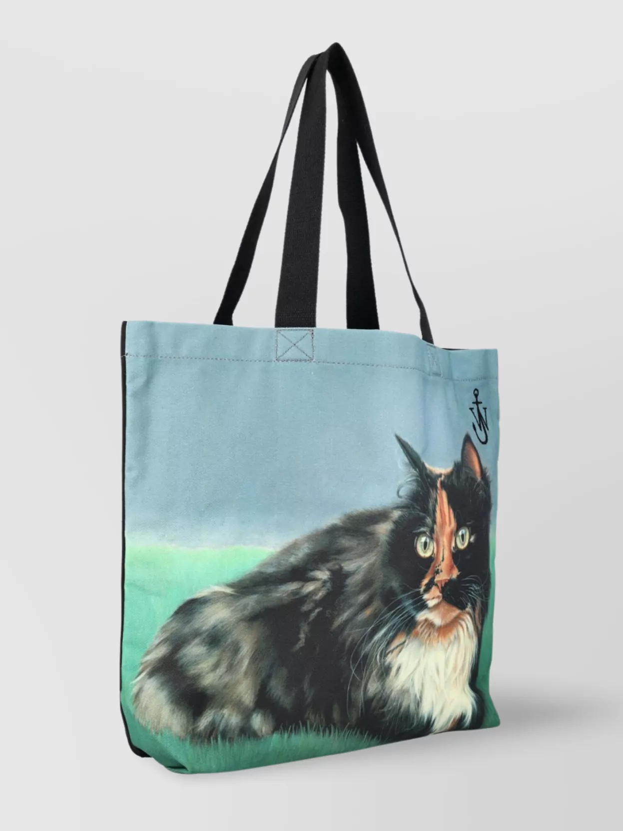 Jw Anderson Cat Print Tote Bag