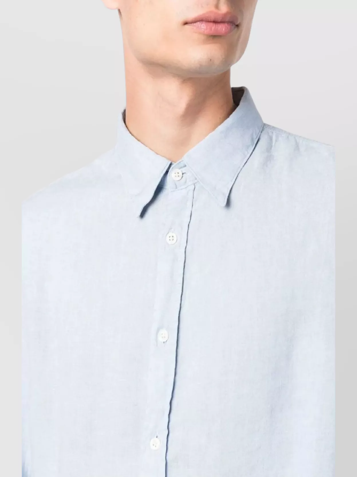 Woolrich Linen Shirt Gd Button-Down Collar