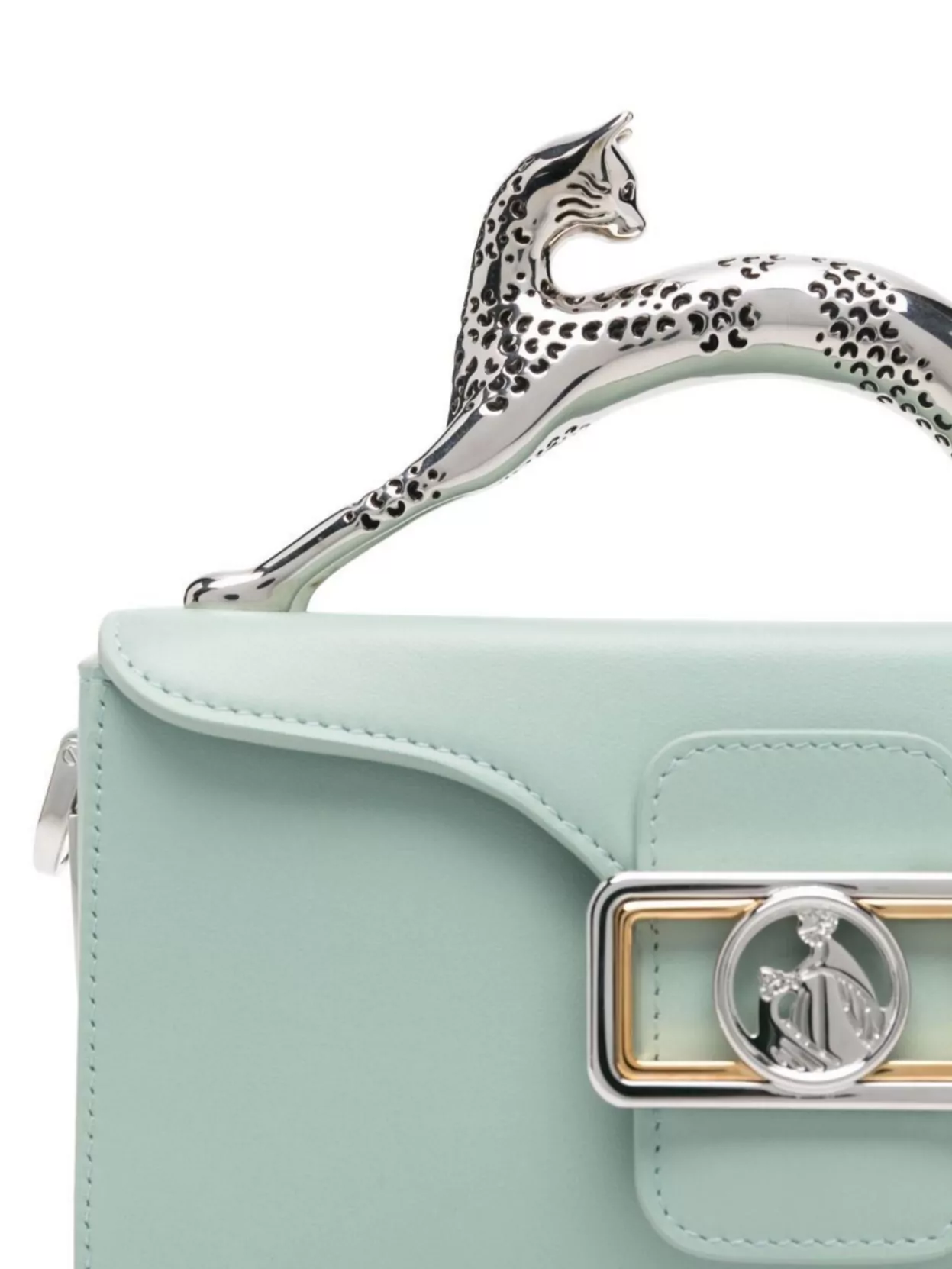 Lanvin Buckle Detail Rectangular Shape Shoulder Bag