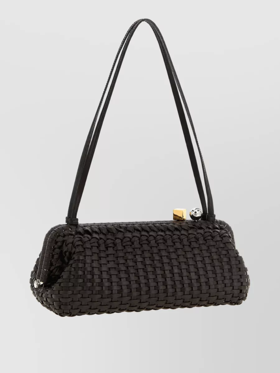 Jacquemus La Pochette Salon La Grande Pochette Salon Leather Clutch Bag