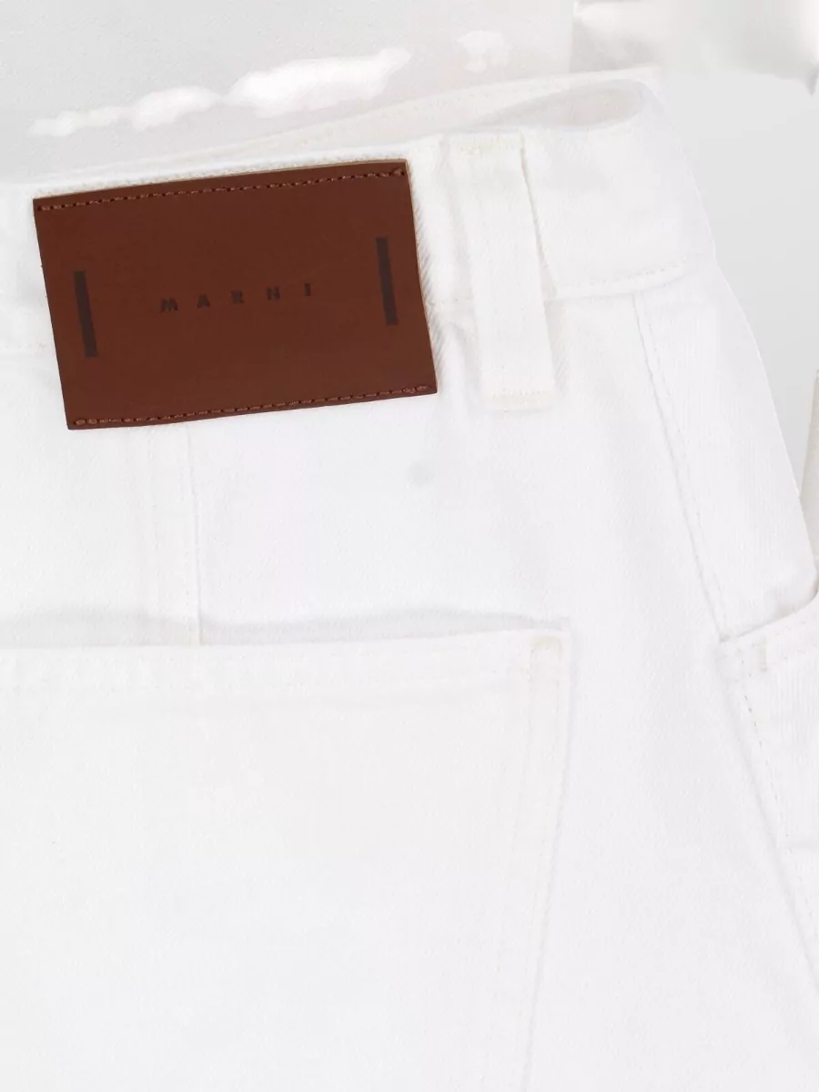 Marni Denim Midi Skirt