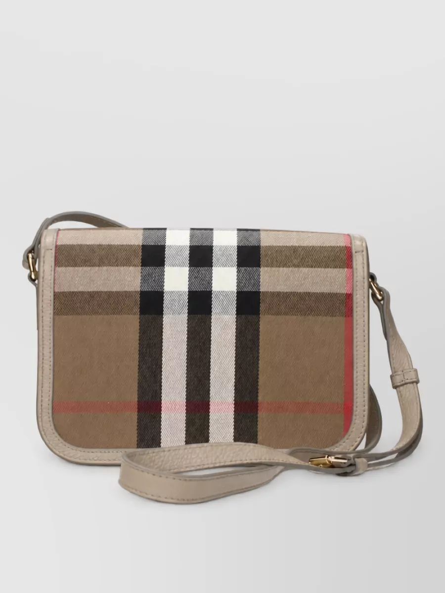 Burberry textile clutch bag
