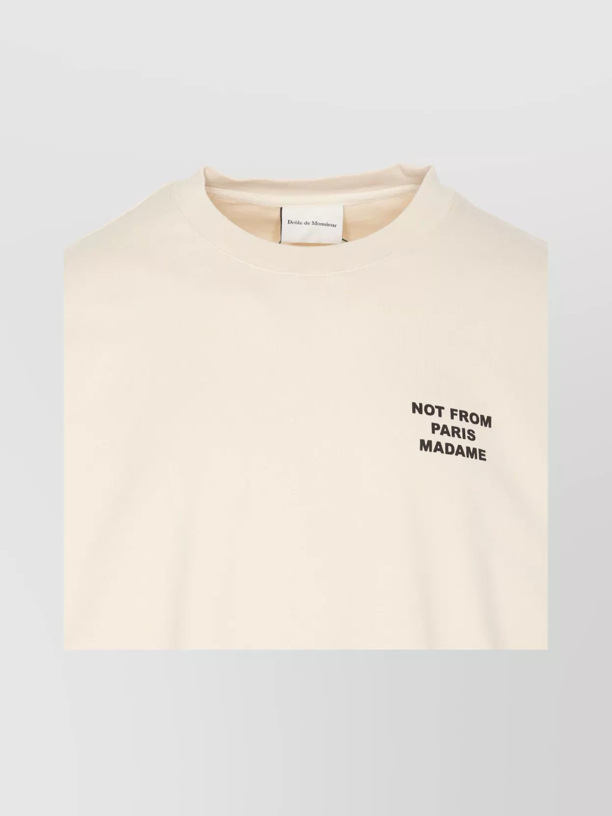 Drôle De Monsieur Graphic Print Crewneck Long Sleeves T-Shirt