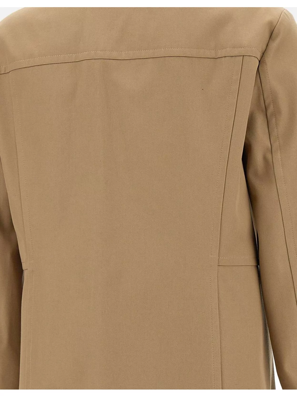 Fay Beige Double Face Cotton Morning Coat