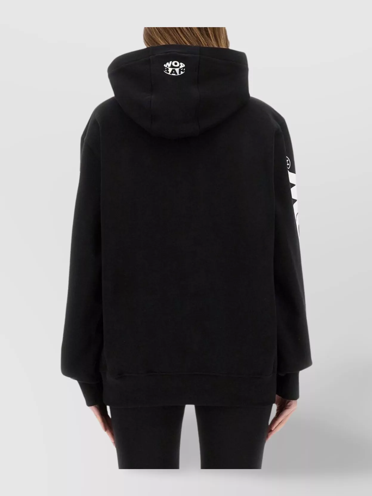 Barrow Ribbed Knit Hoodie With Long Sleeves