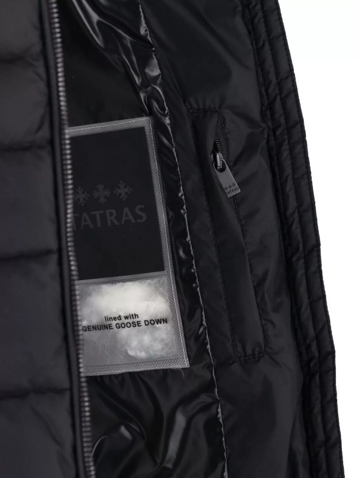 Tatras Quilted Hooded Jacket Belted Waist