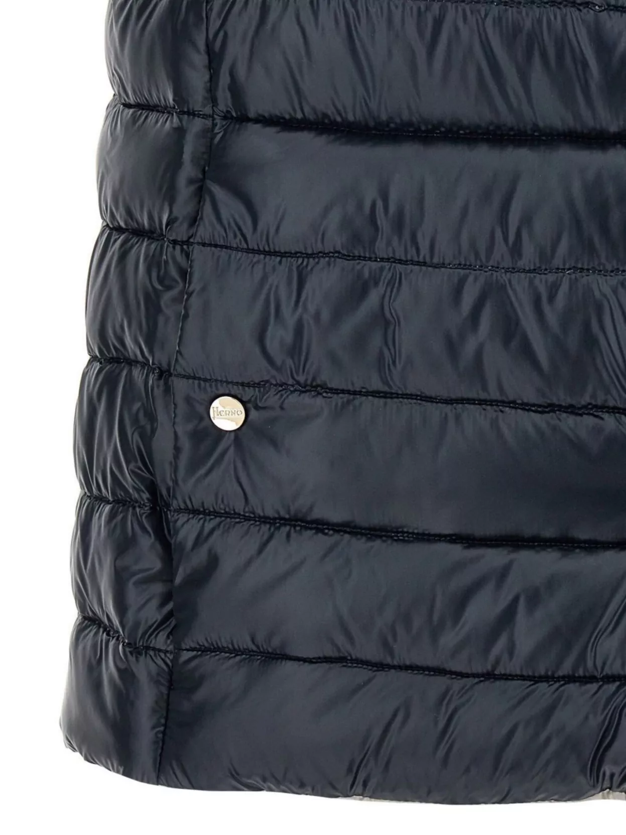 Shop Herno Reversible Padded High Neck Drawstring Vest