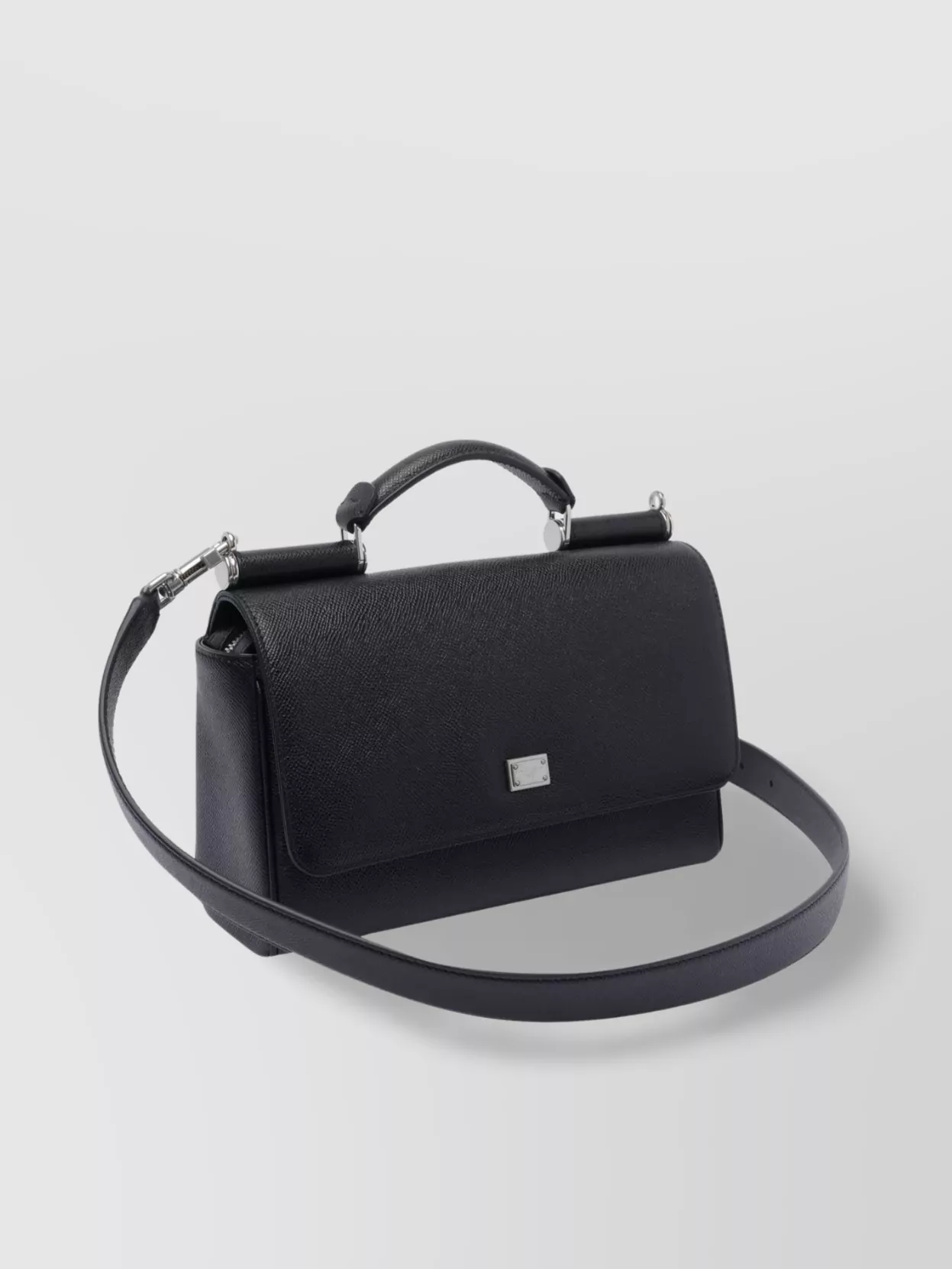 Dolce&Gabbana Shoulder Bag Textured Adjustable Strap