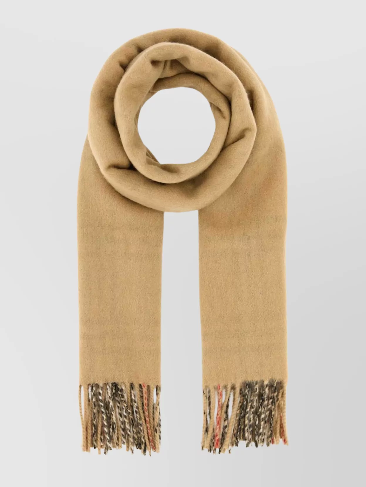 Shop Burberry Reversible Cashmere Scarf In Check Pattern
