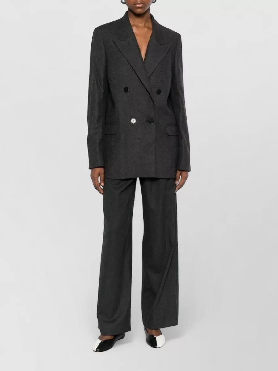 Dunst Pleated Wide-Leg Trousers