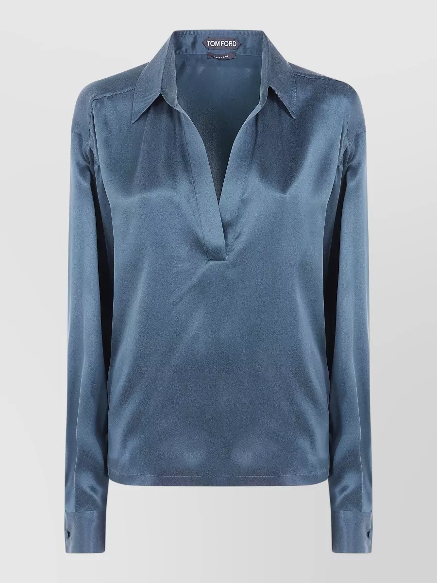 Tom Ford silk polo shirt