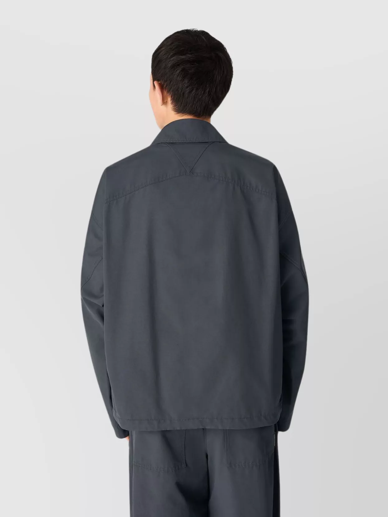 Bottega Veneta Coated Cotton Blouson With Multiple Pockets