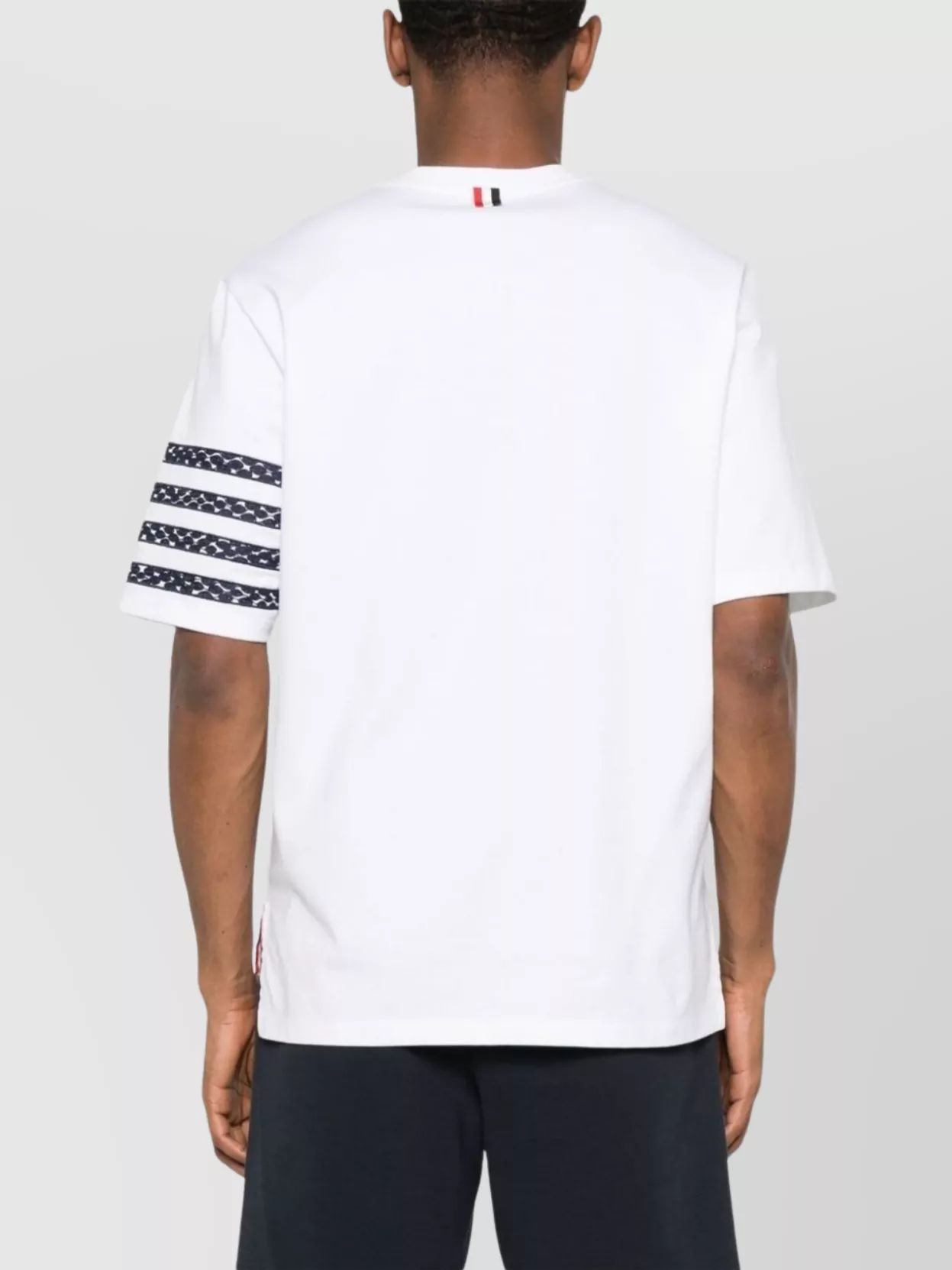 Thom Browne Snake Embroidery Crew Neck T-Shirt