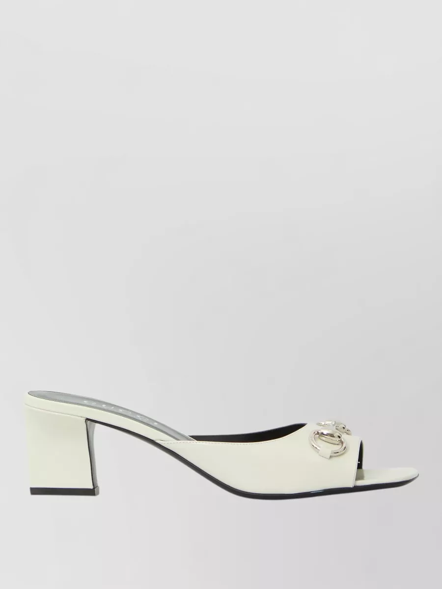 Gucci leather mule sandals