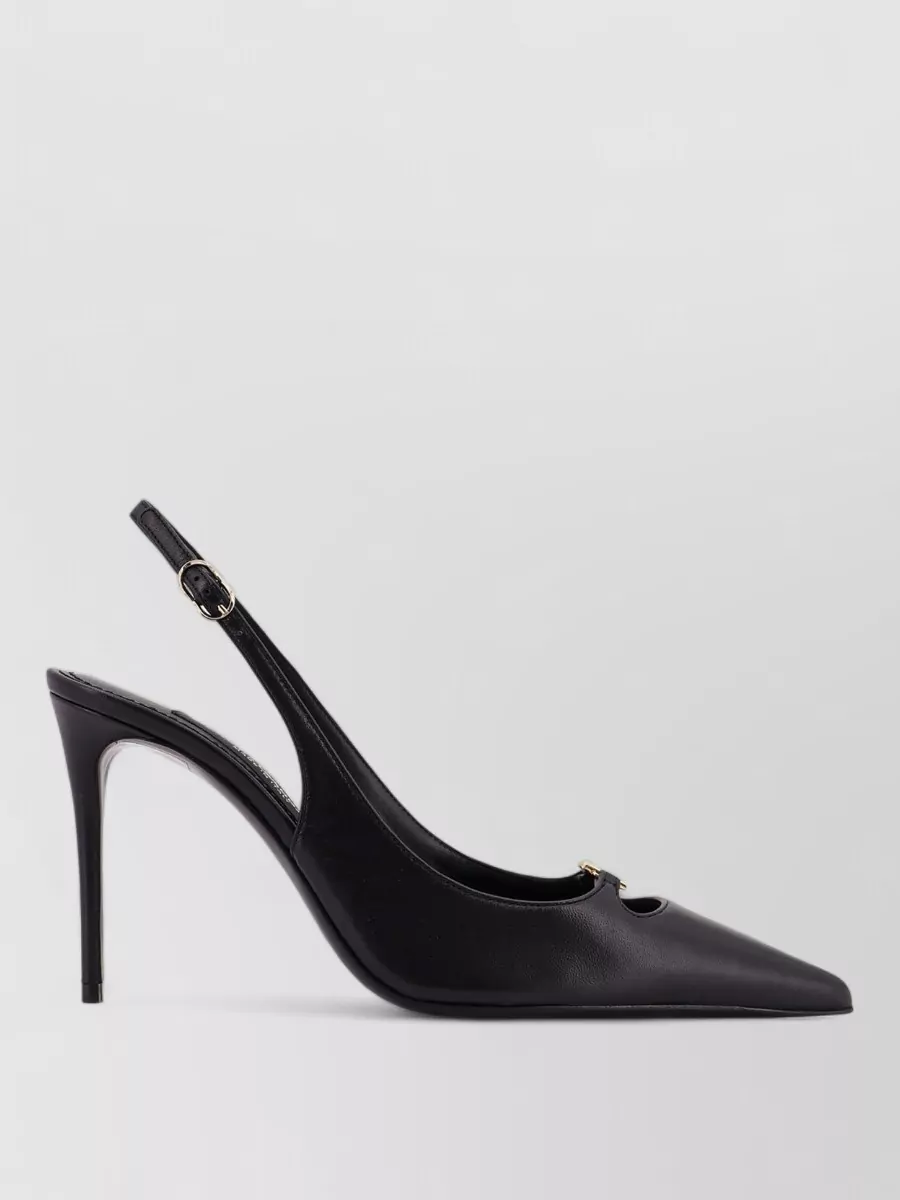 Dolce&Gabbana Leather Slingback Pumps