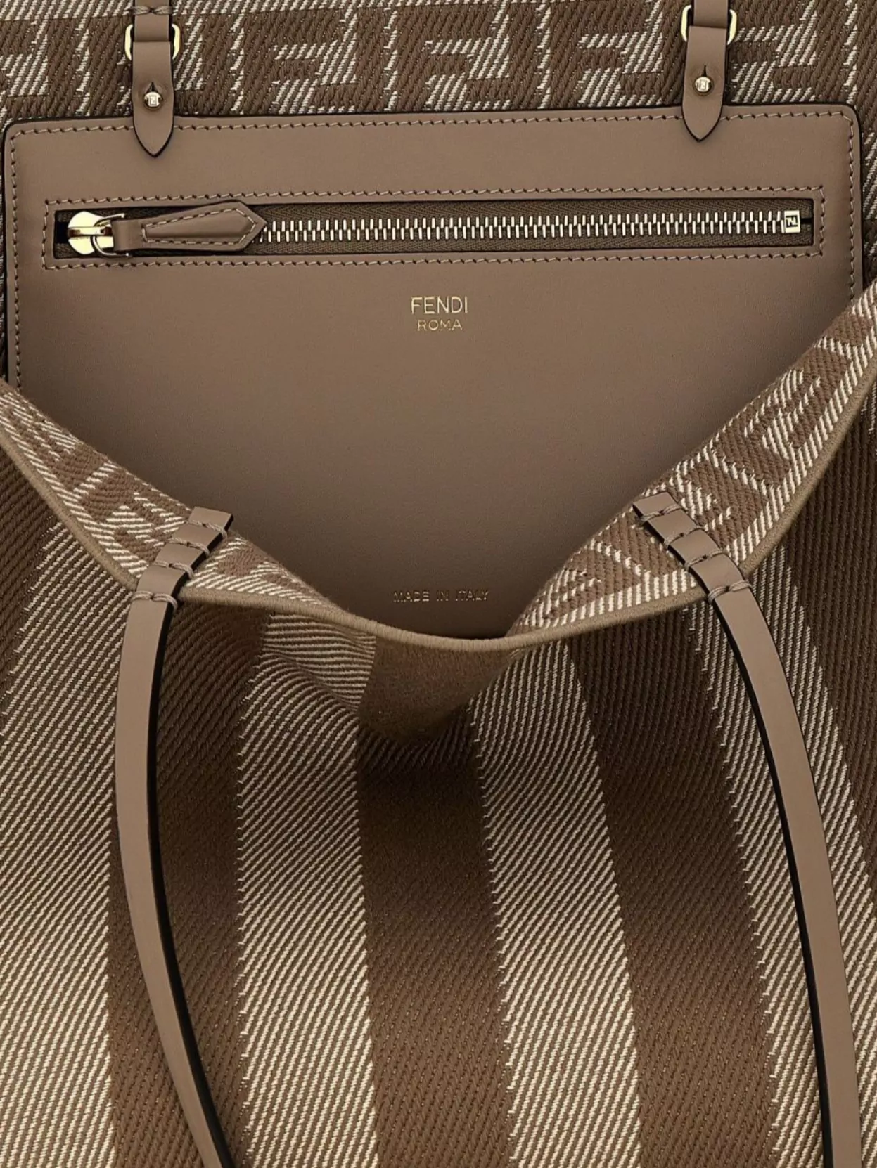 Fendi 'large roll' reversible shopping tote bag | The