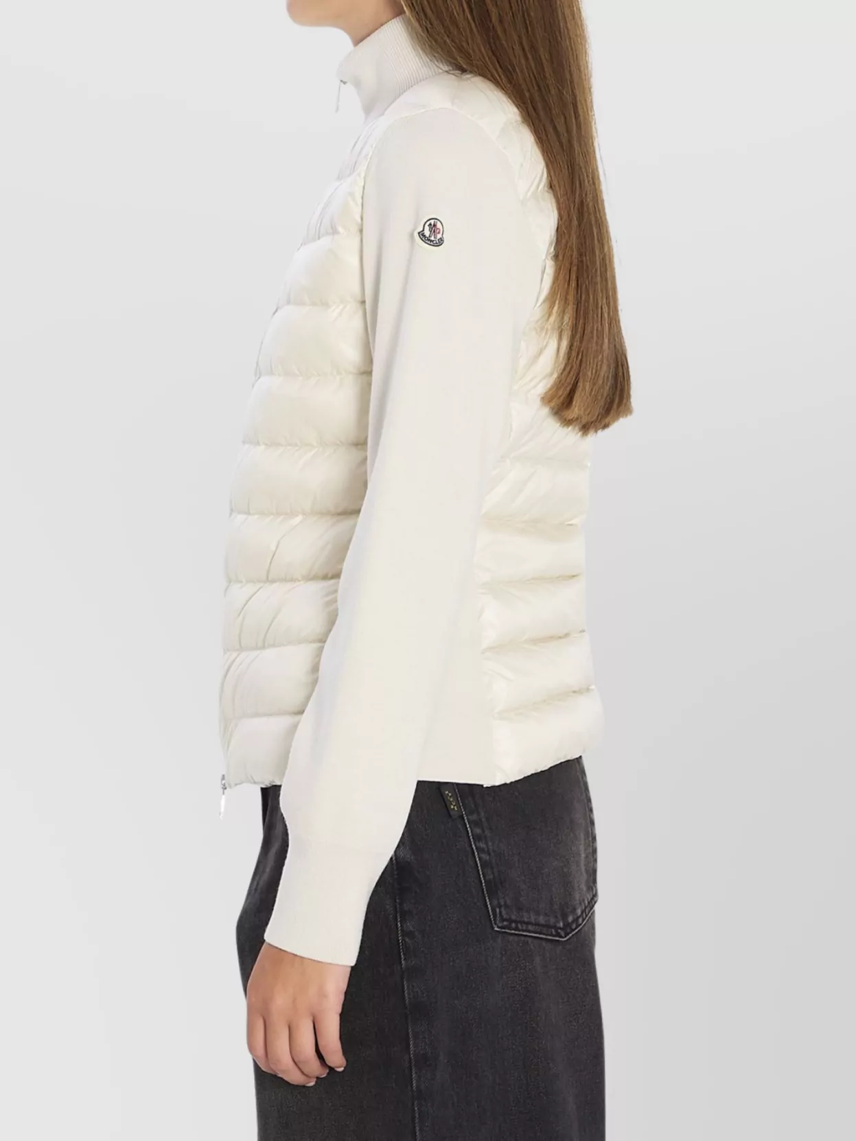 Moncler Padded Wool Cardigan Zip