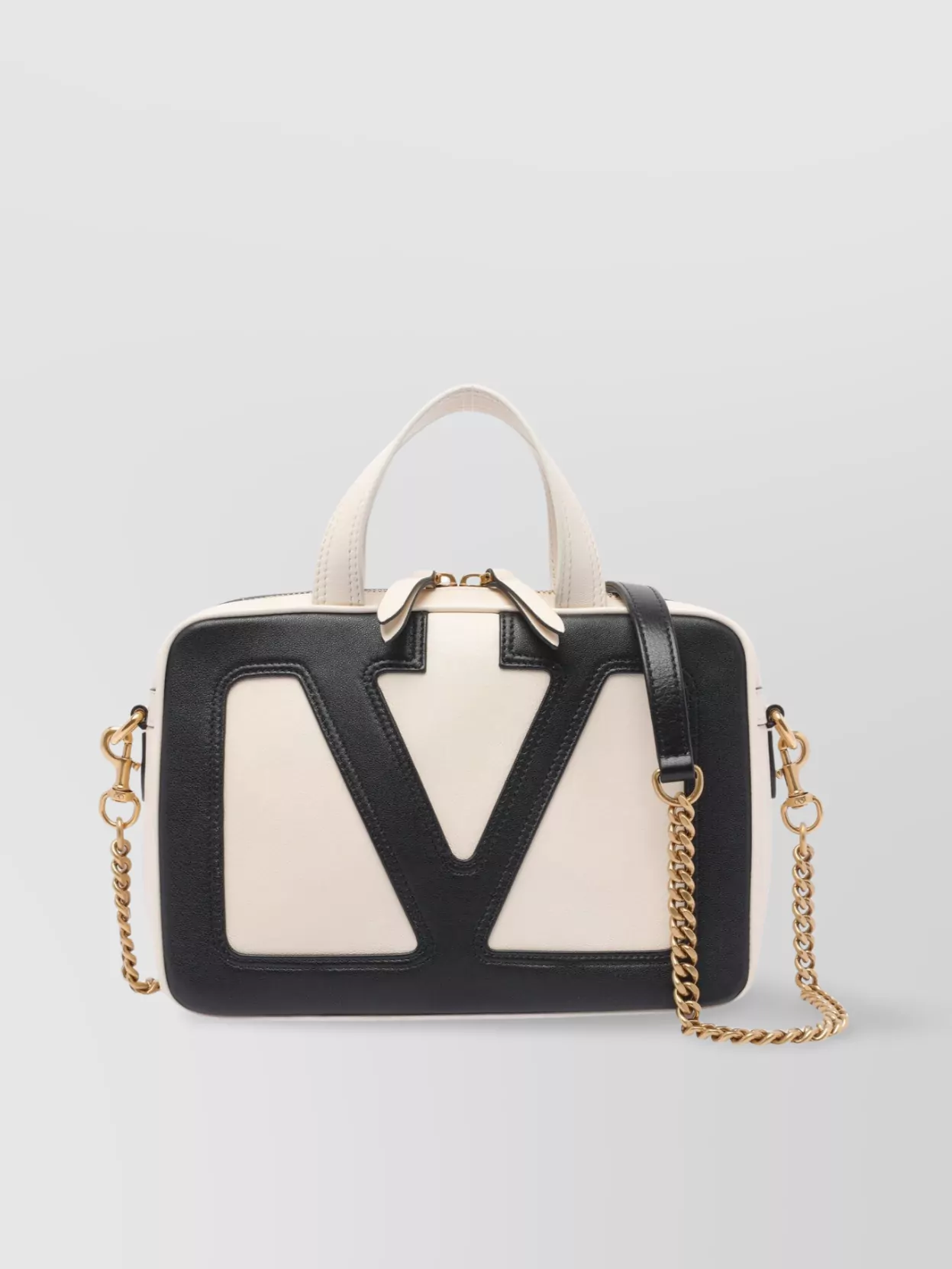 Valentino Viva Superstar Small Two-tone Leather Shoulder Bag