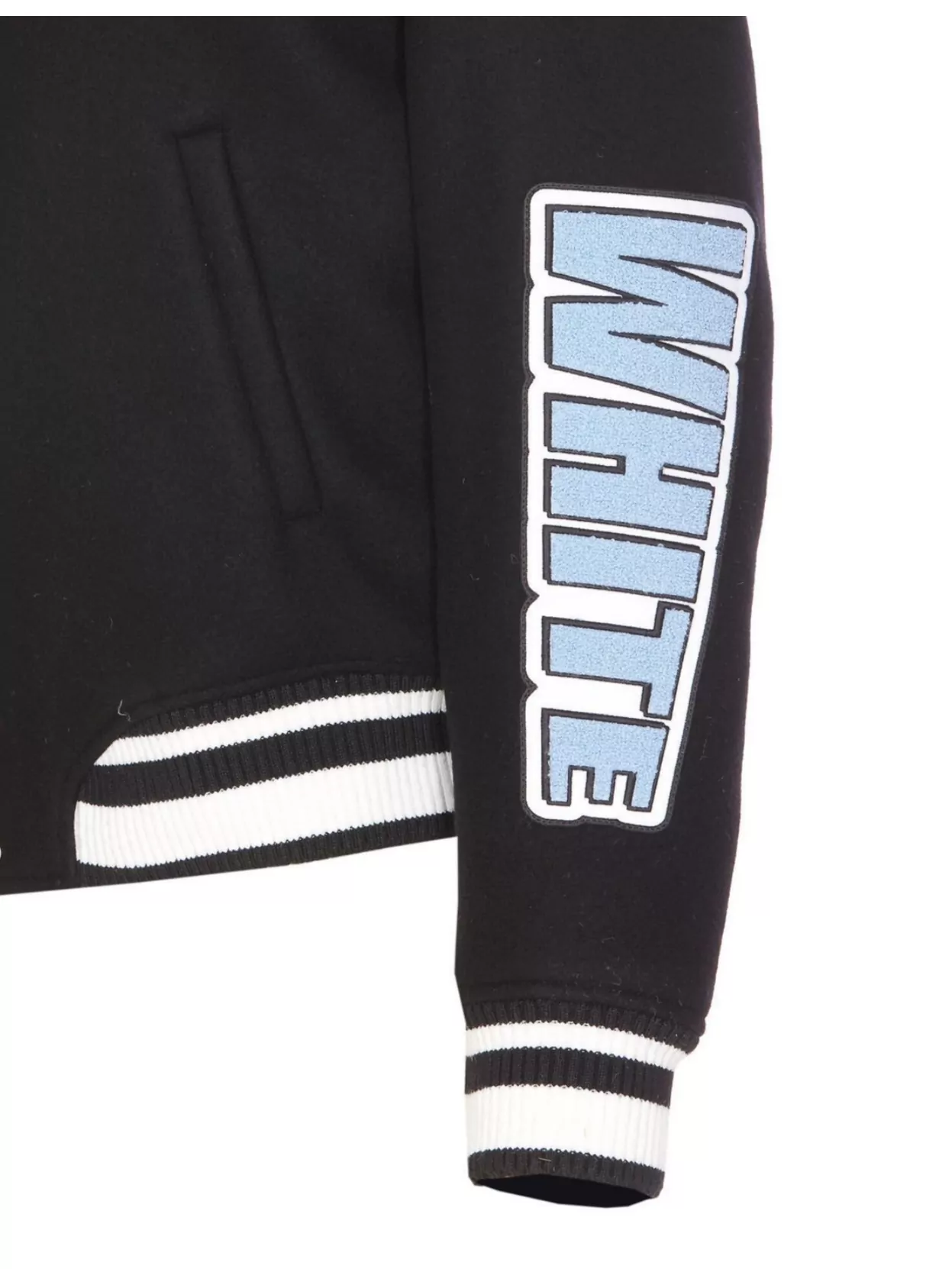 Off-white Off White Men Eagle Wool Varsity Jacket