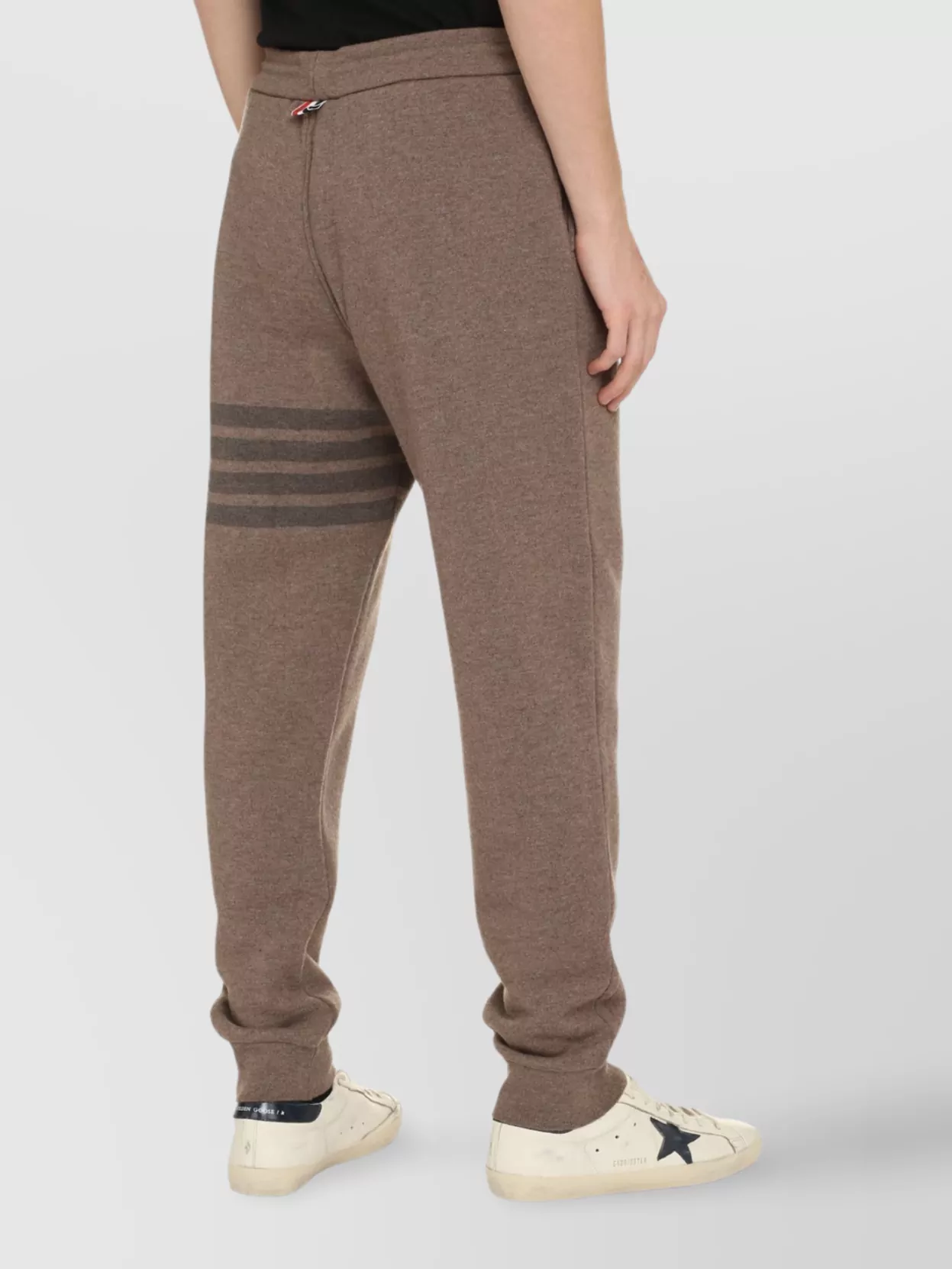 Thom Browne Track Pants Wool Drawstring Waist