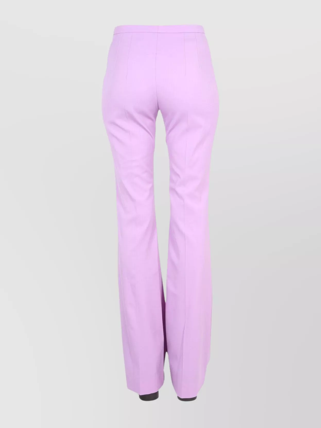 Shop Patou High-waisted Wool Flared Leg Trousers