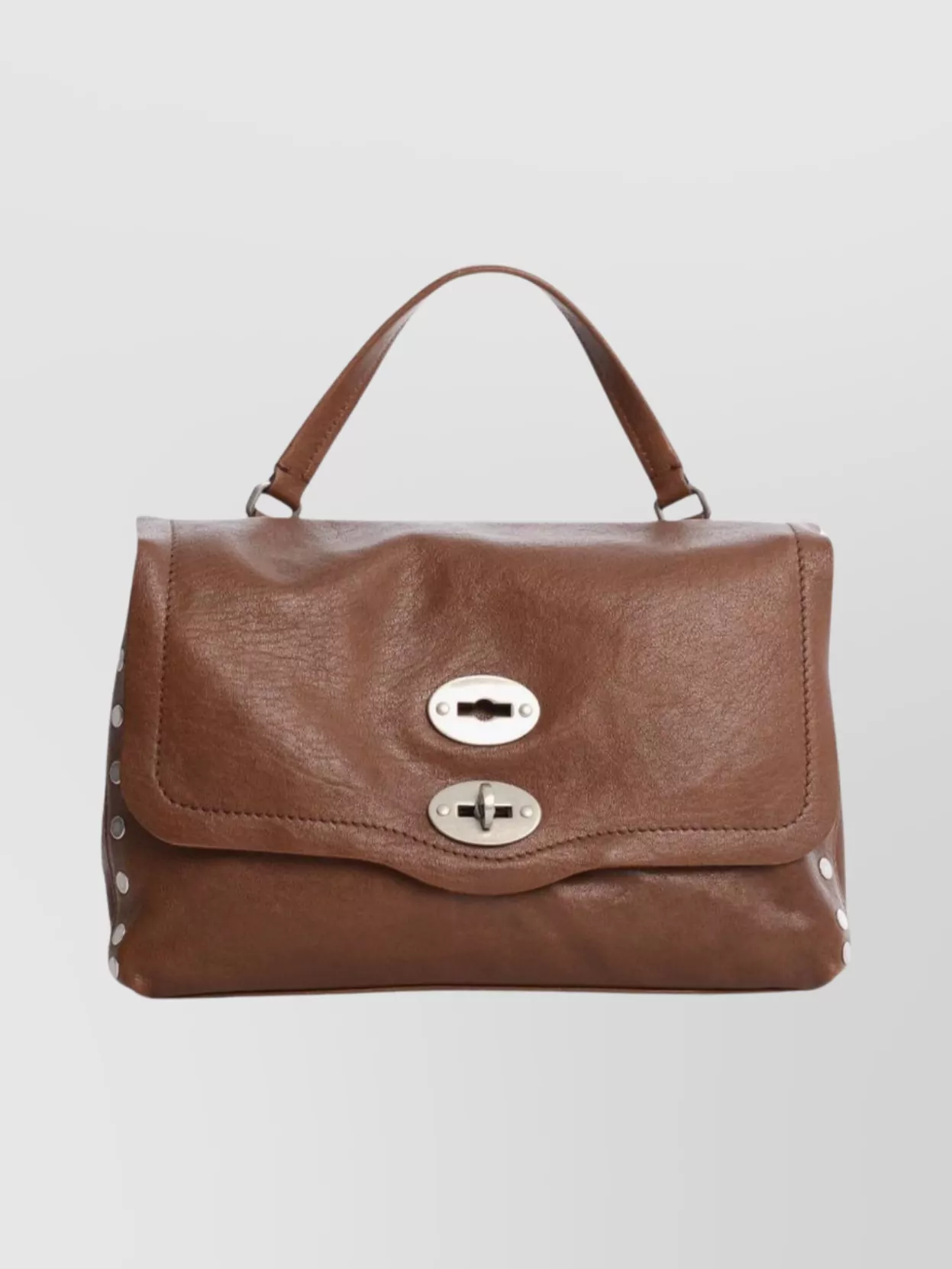 Zanellato Baby Leather Handbag Top Handle Design