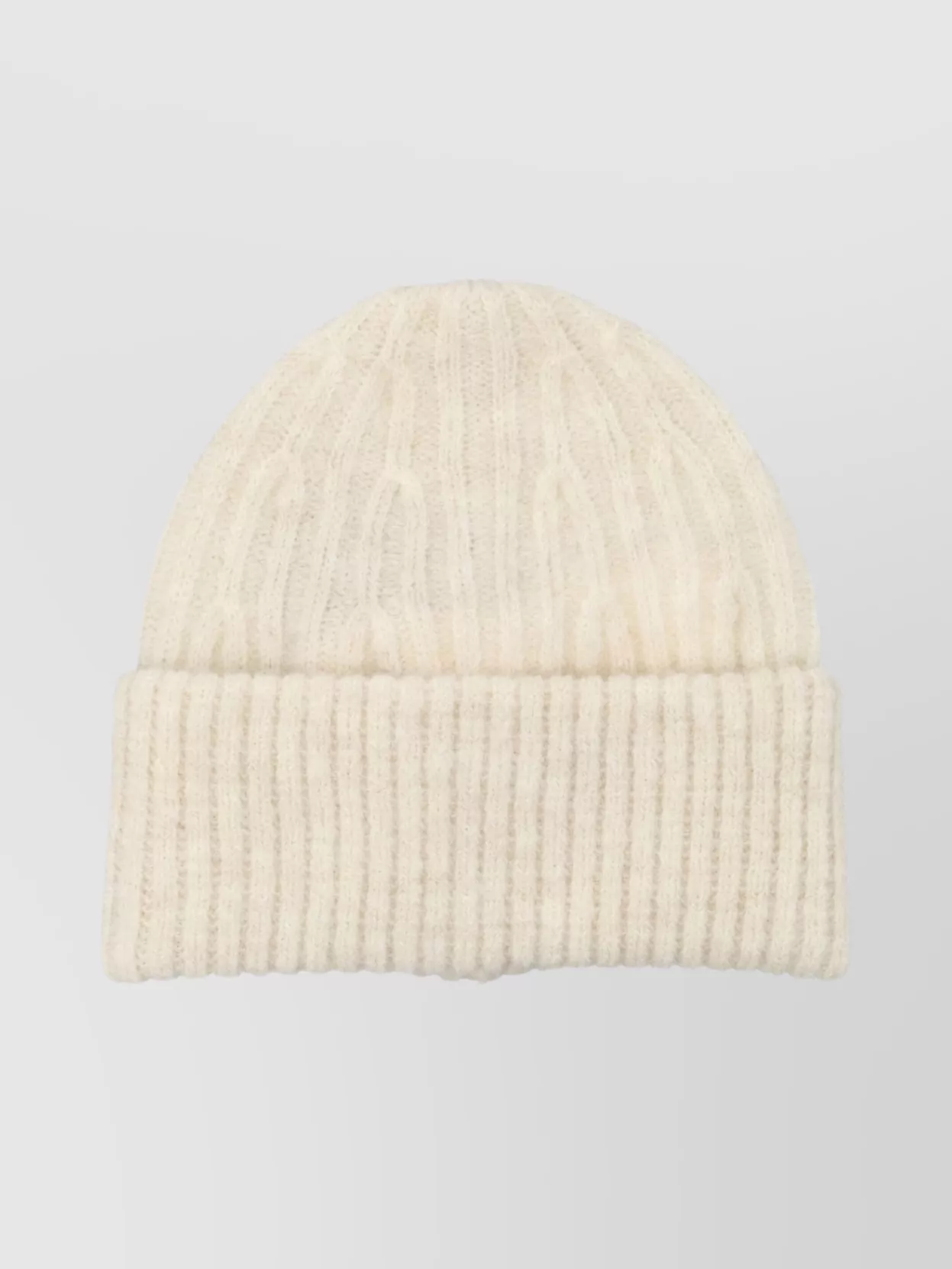 American Vintage Textured Knit Beanie Folded Cuff