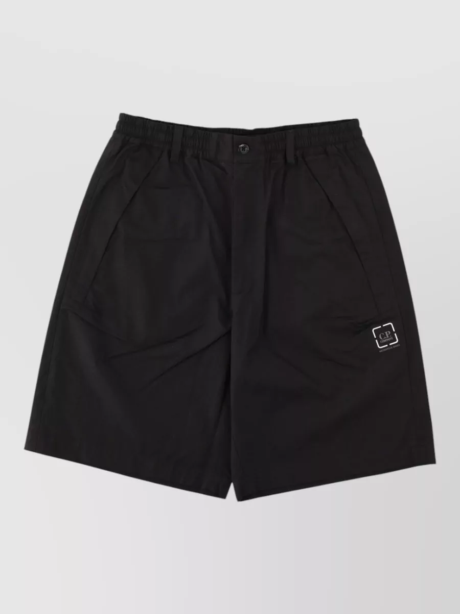 C.P. Company cotton logo bermuda shorts