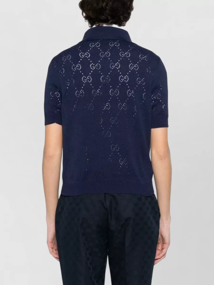 Gucci Silk Polo Top