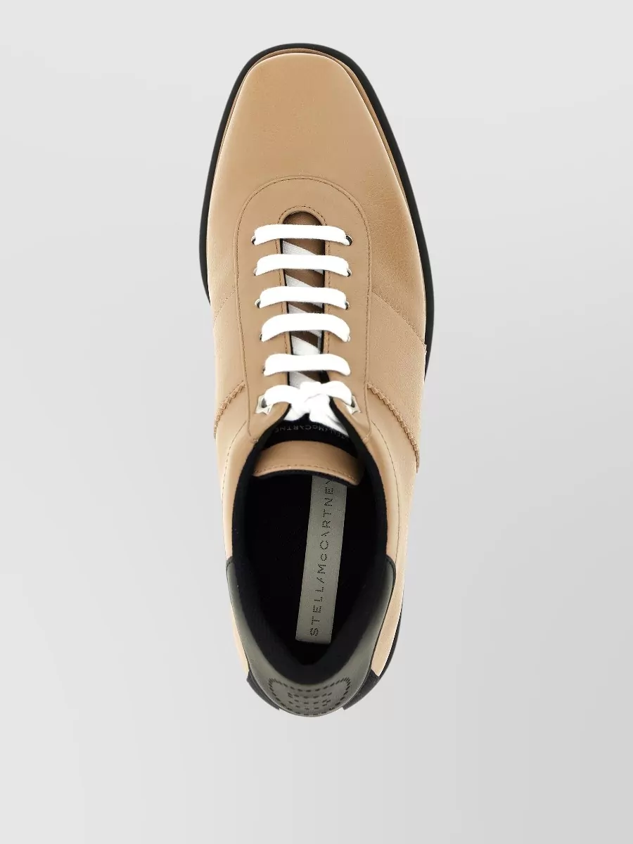 Stella Mccartney Faux Leather Low-Top Sneakers